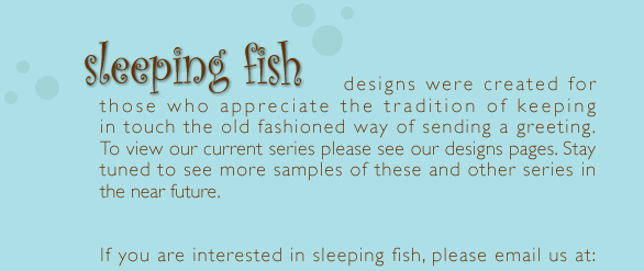 sleeping fish